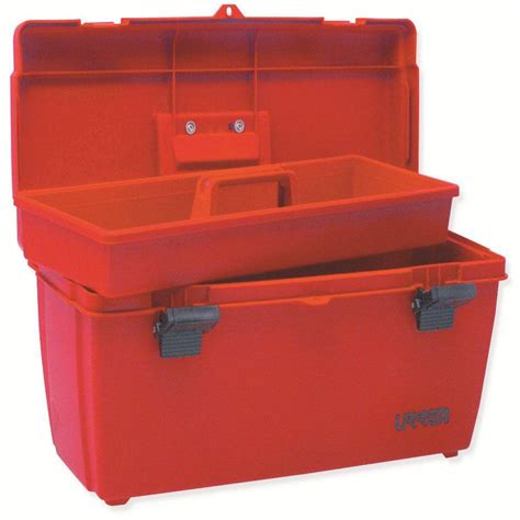 red metal tool box|small red plastic tool box.